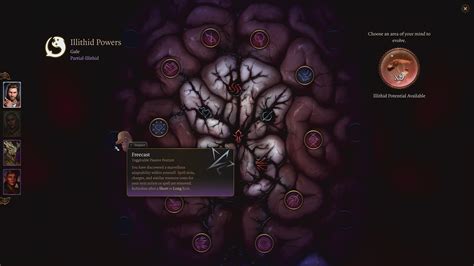 illithid powers skill tree for monk